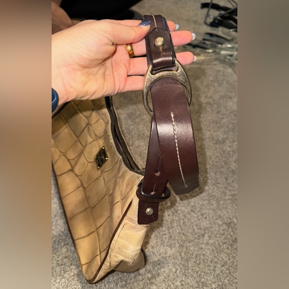 Dooney & Bourke Vintage Crocodile Effect Bag - Picture 2 of 7